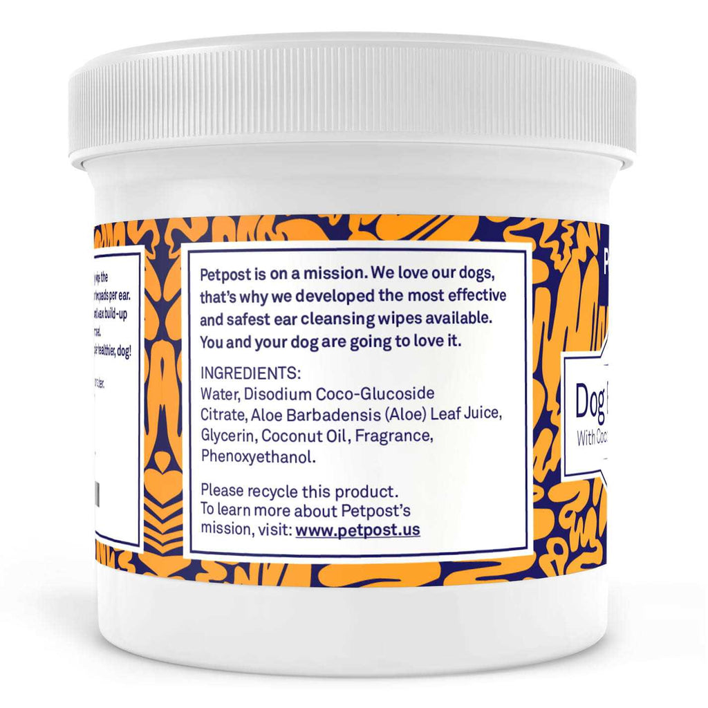 Coconut Oil Ear Cleaner Wipes V344430