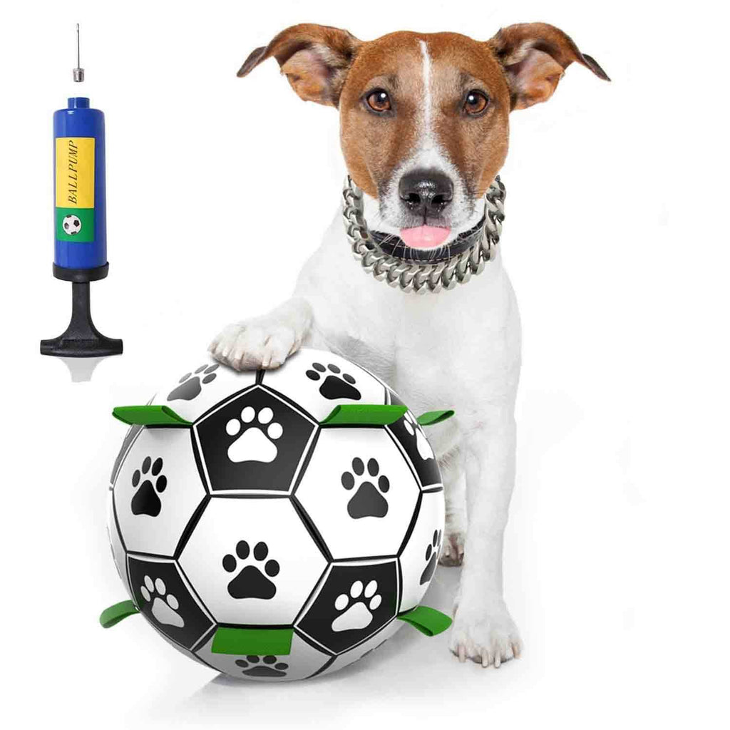 Dog Toys Soccer Ball with Straps C1560