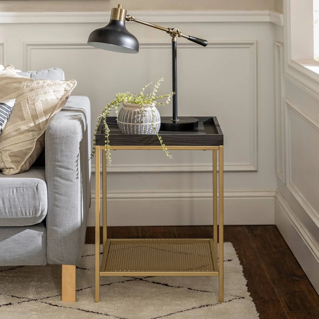 Square Tray Top Side Table N4363