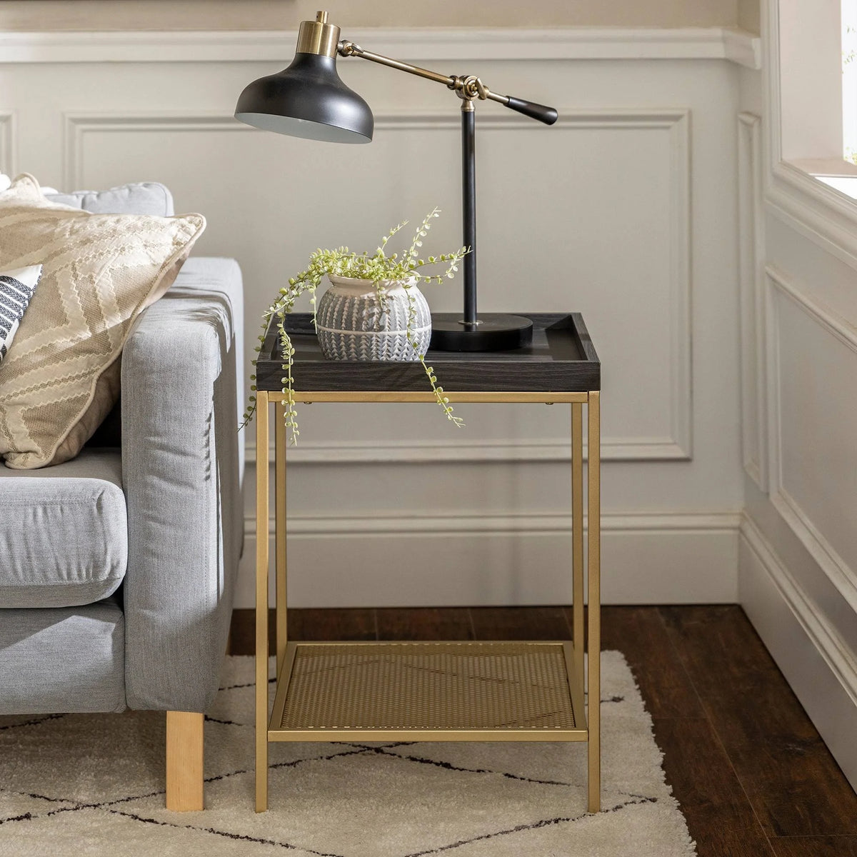 Square Tray Top Side Table N4363