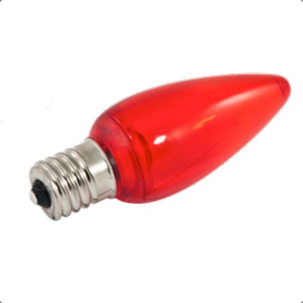 0.5 Watt LED C9 Bulb Red 25 Count K72118