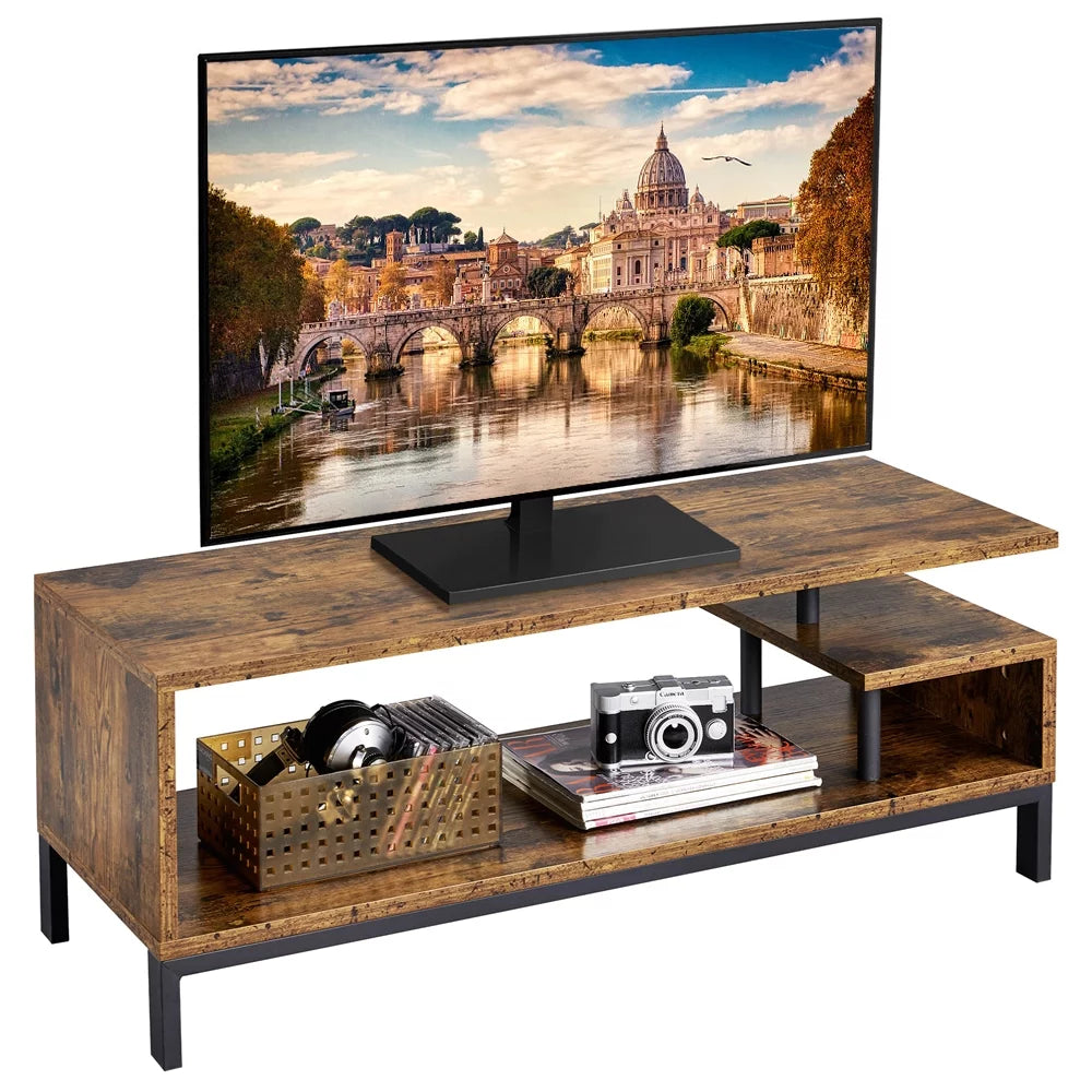 Industrial TV Stand up to 50'' Rustic Brown Y423