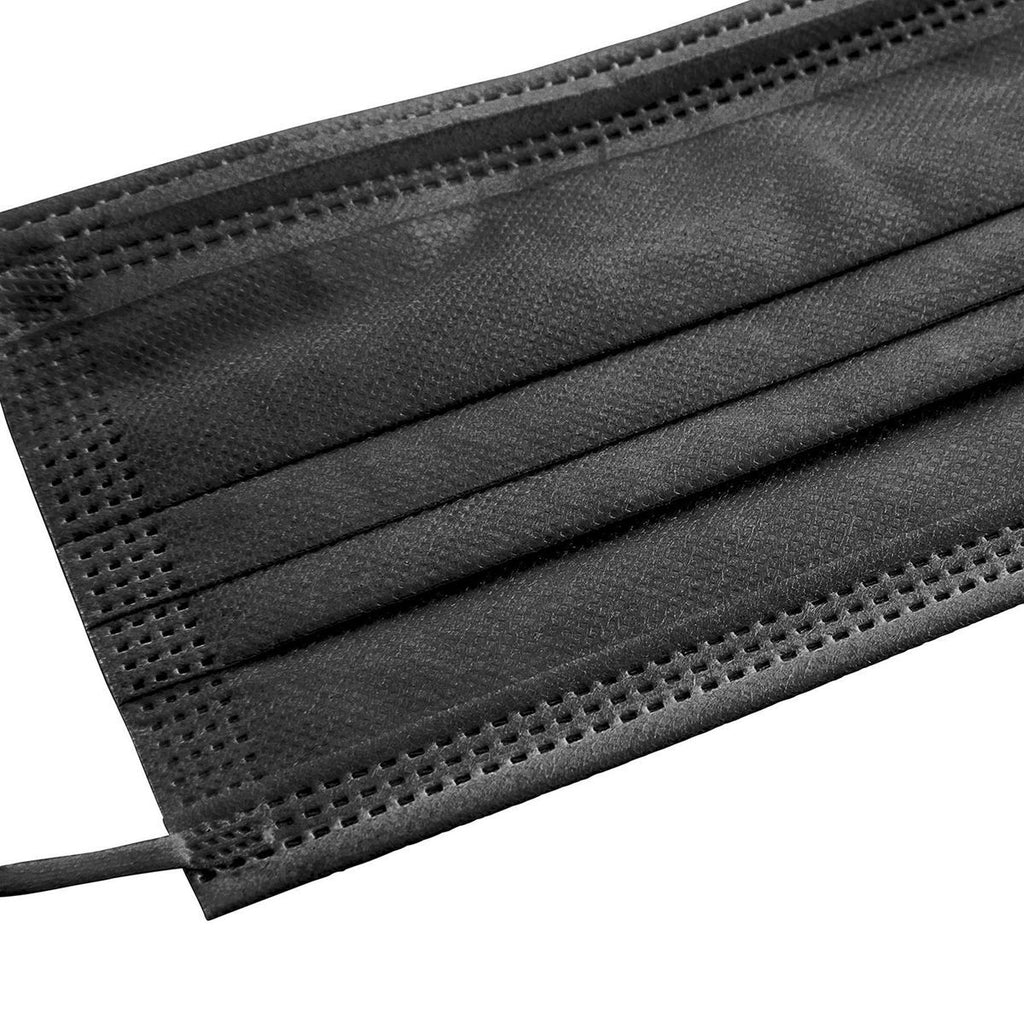 Black 10 Pack Disposable Face Masks X979