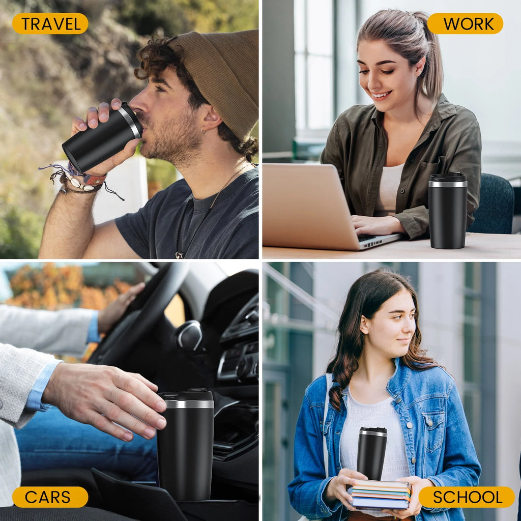 Single-Serve Coffee Maker with Travel Mug & Reusable Filter B1620
