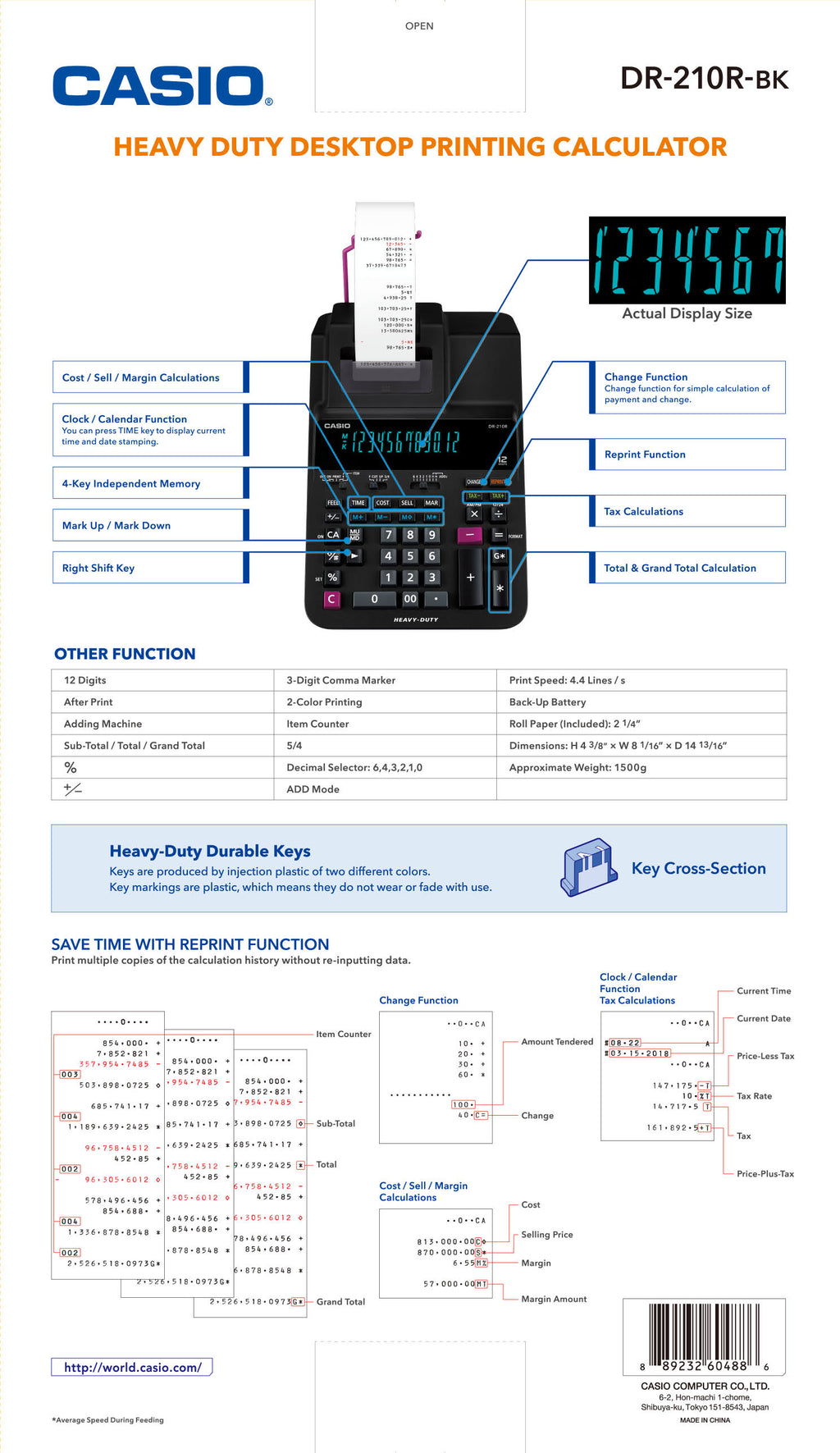 Printing Calculator E56505