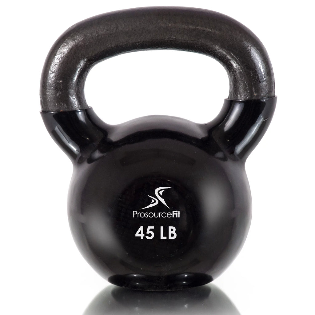 Vinyl Coated Cast Iron Kettlebells 5 - 45 lb N4562