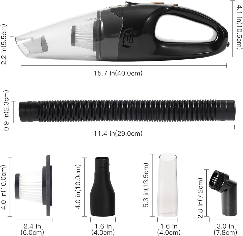 Cordless Handheld Vacuum 8000pa USB 120W Mini Car Vacuum Z992194