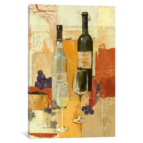 Wine Tasting II Gallery Wrapped Canvas Art Print V310