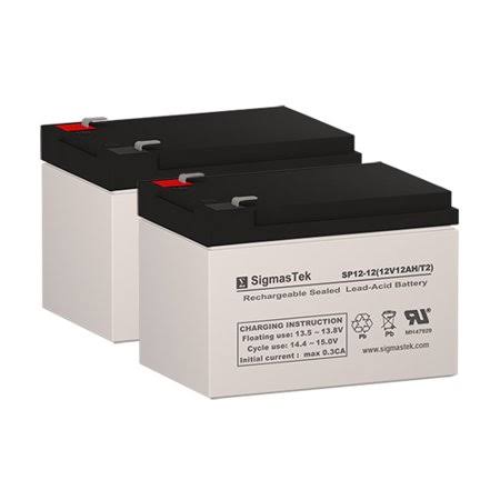 Replacement Scooter Batteries Set of 2 12V 12Ah SLA S9363