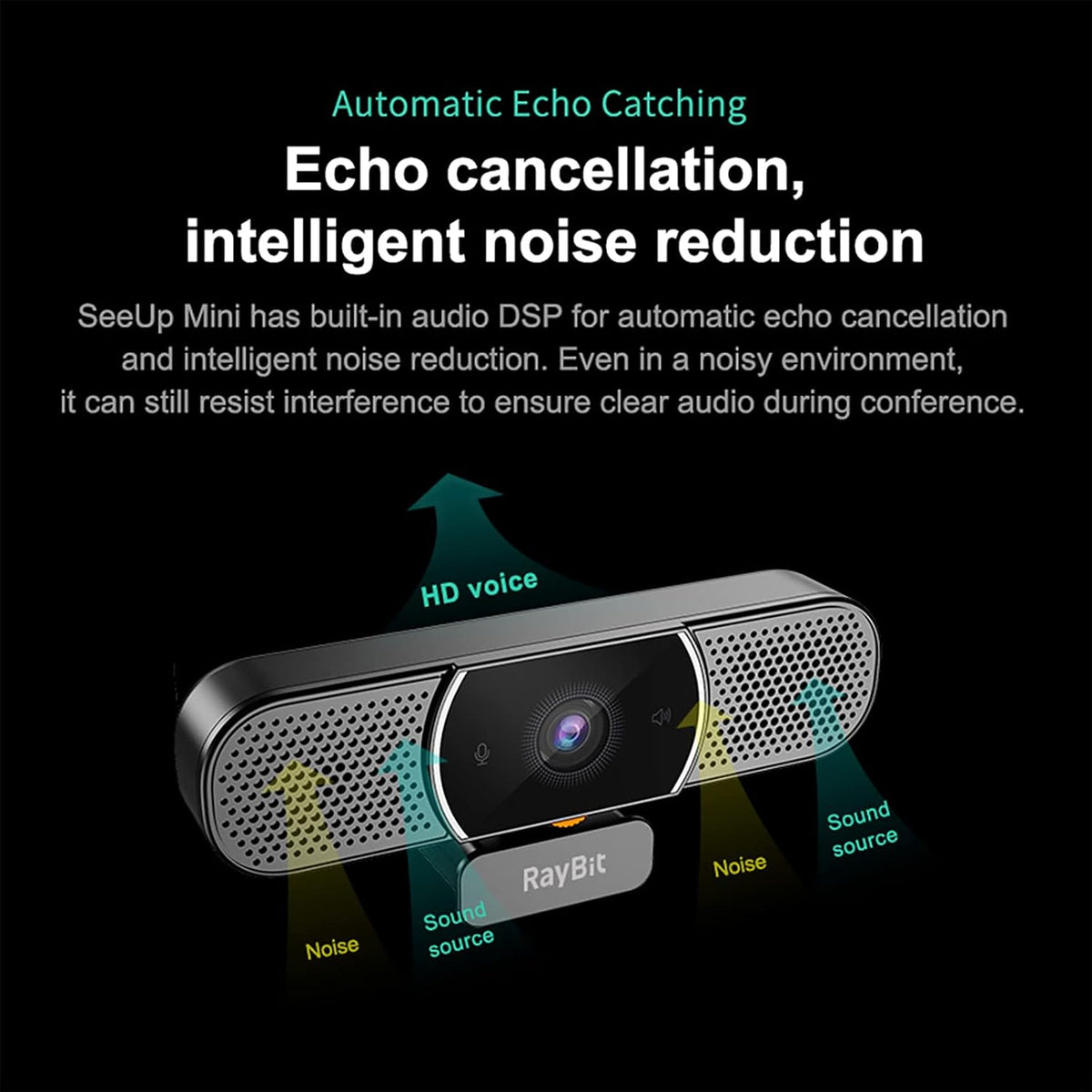 1080p HD Webcam with Microphone and Speaker J935