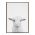 Gray Framed Canvas B6178