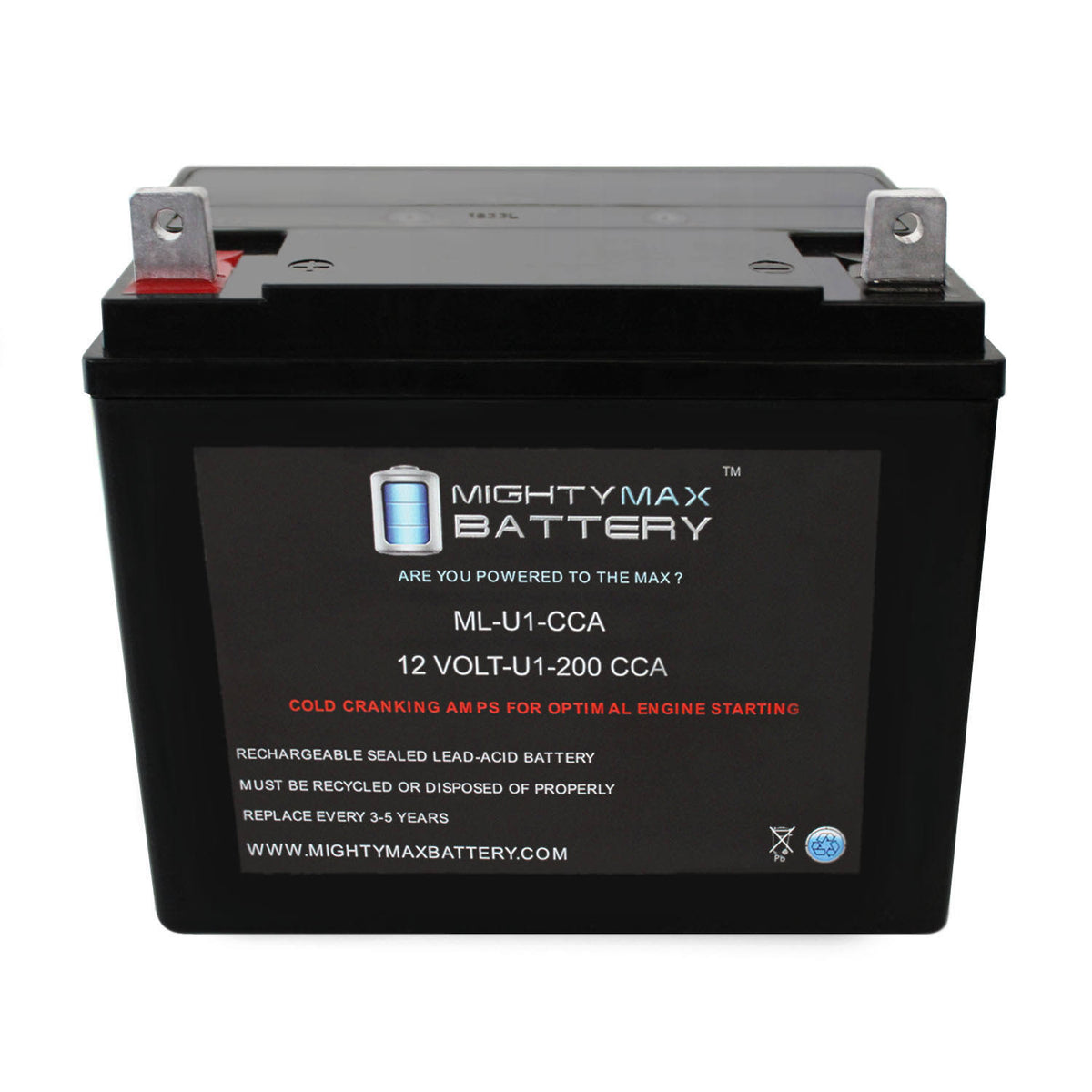 200cca Battery for Lawn Tractor and Mower U969