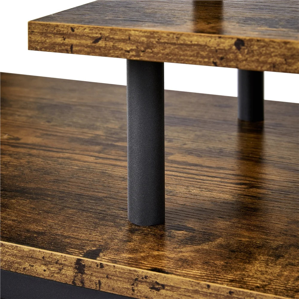 Industrial TV Stand up to 50'' Rustic Brown Y423