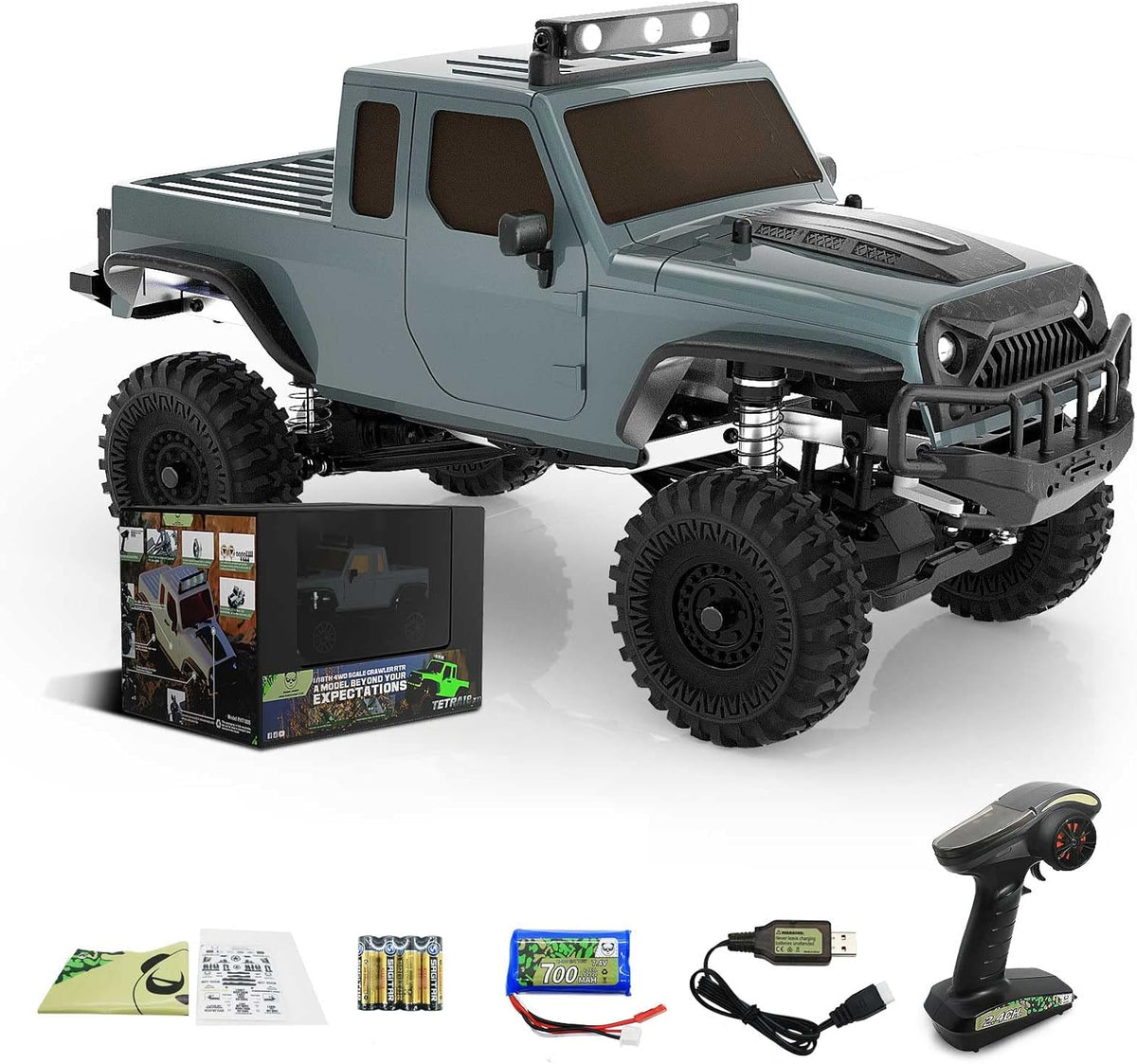 1/18 Scale 4WD Off Road RC Crawler Truck H553290
