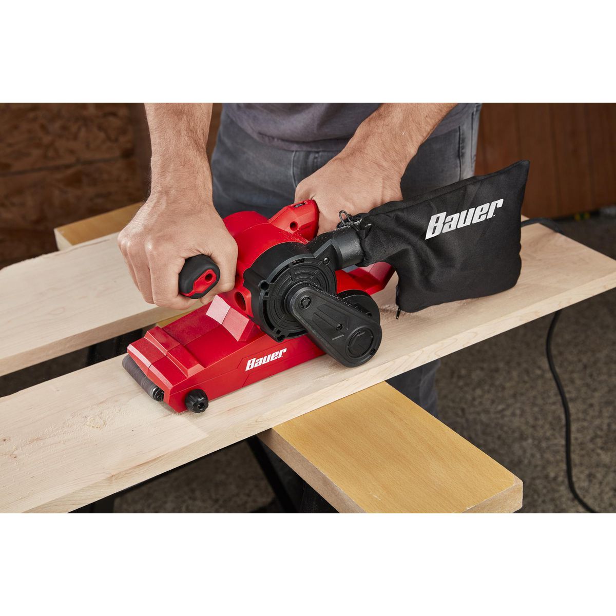 8 Amp 3 in. x 21 in. Variable-Speed Belt Sander P204172