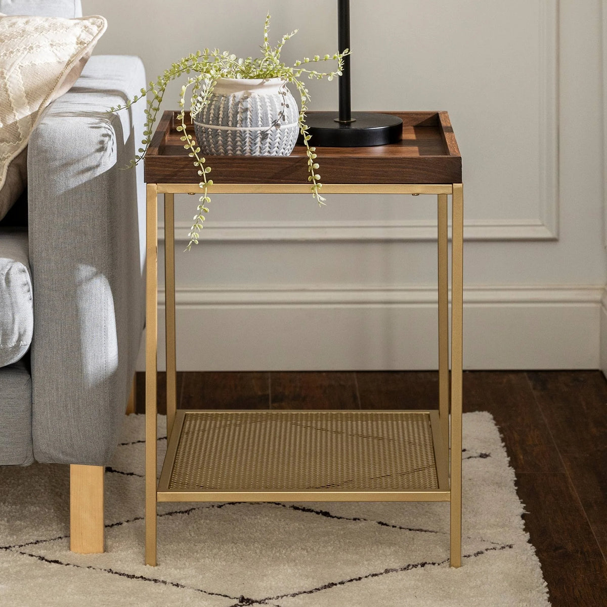 Square Tray Top Side Table N4363