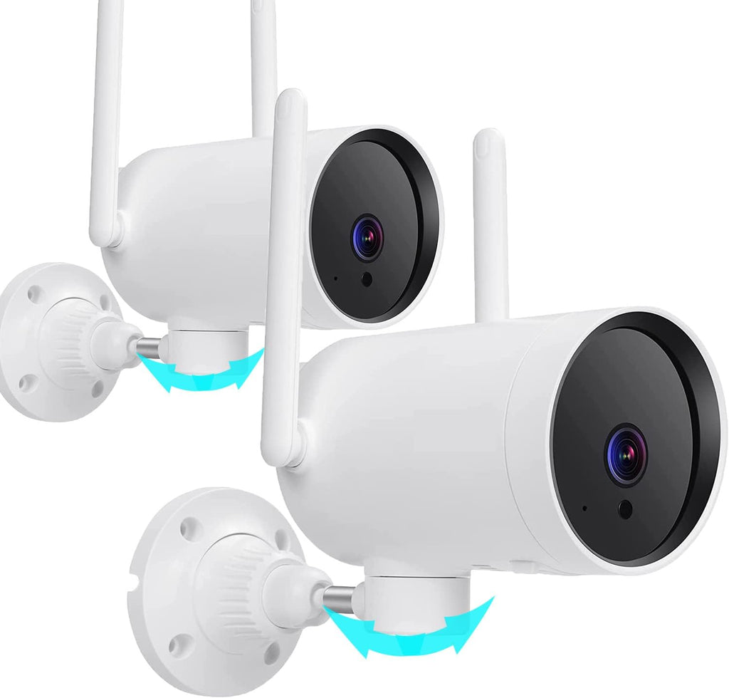 1080P HD Pan Rotating Security Camera 2 Pack I80113