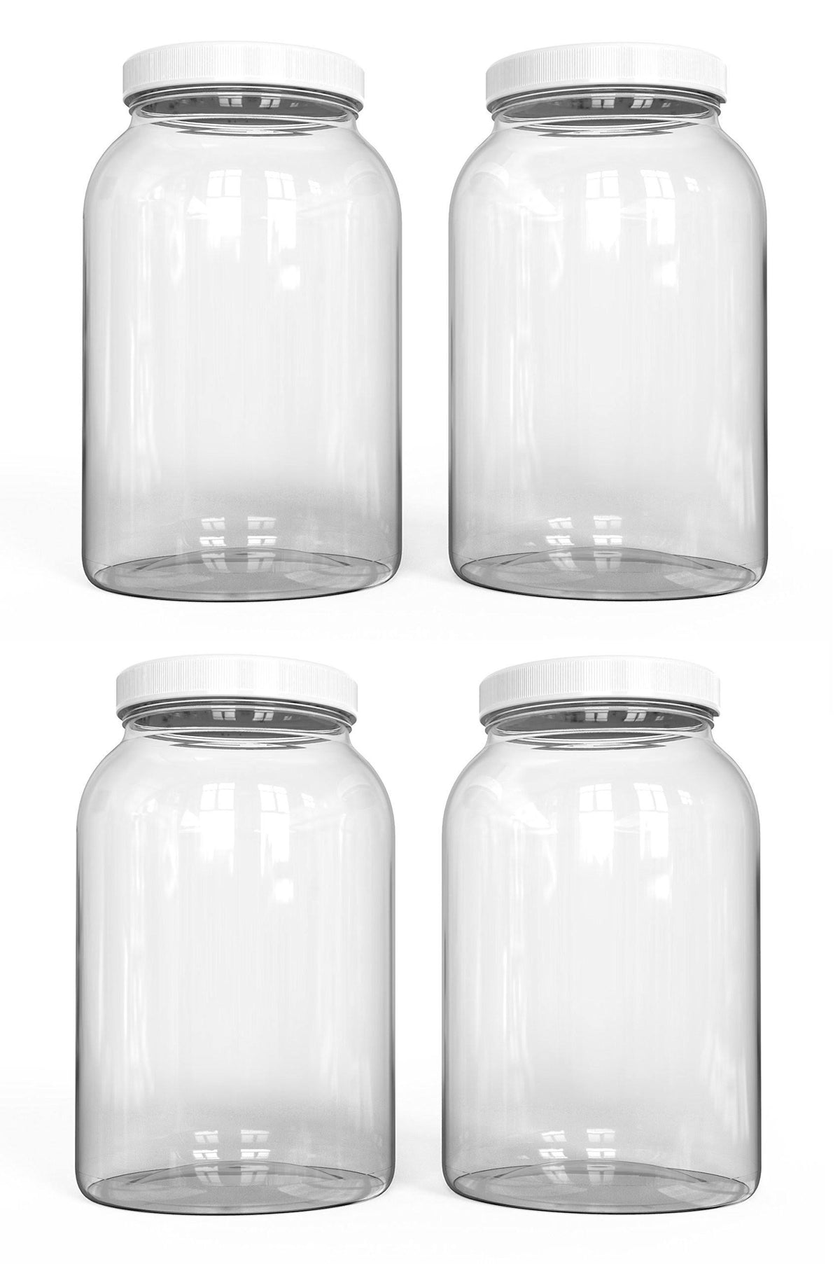 1 Gallon Glass Jar 4 Pack Airtight Wide Mouth N584