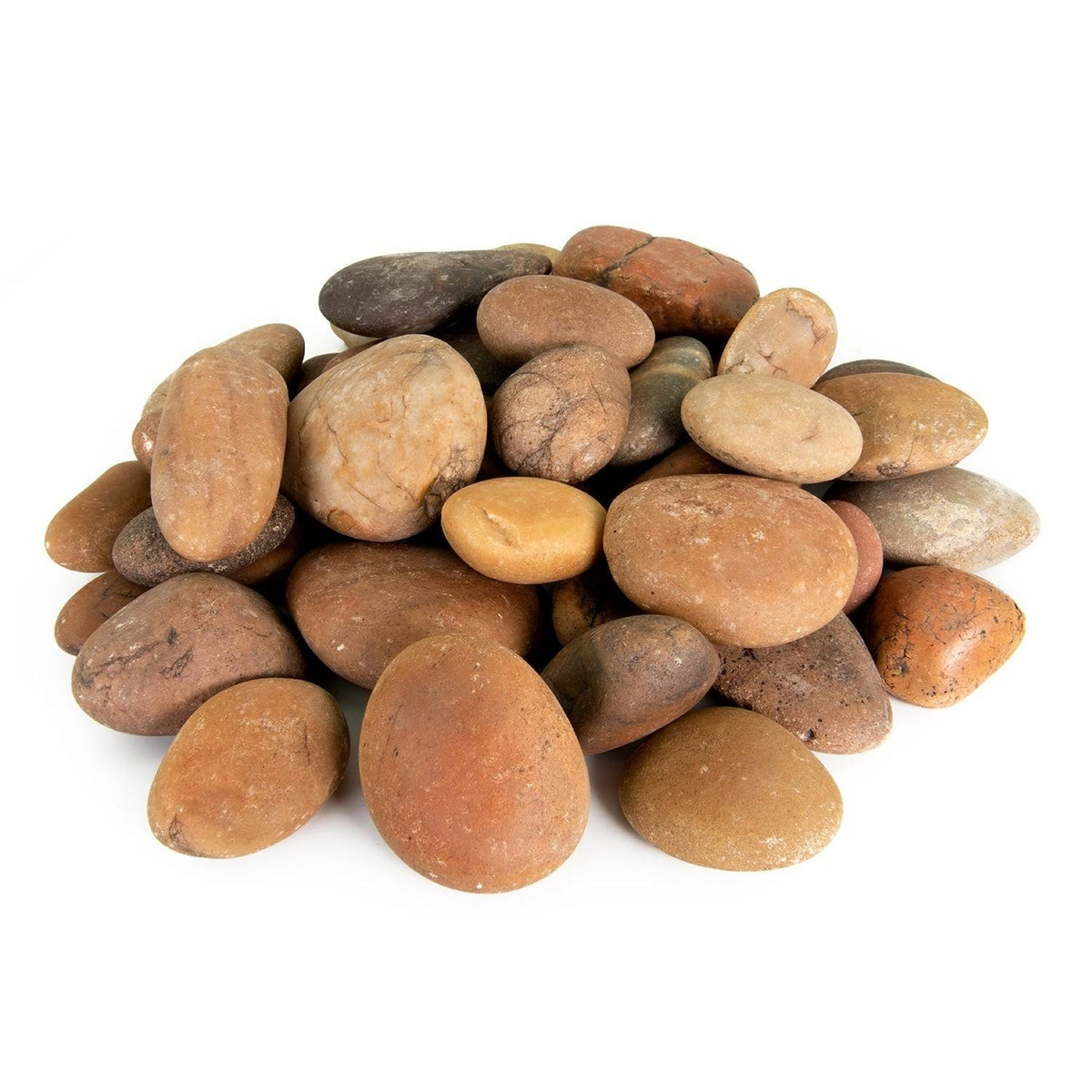 0.50 Cu. ft. 3 in. to 6 in. Smooth Round Mexican Beach Pebble Rock A542