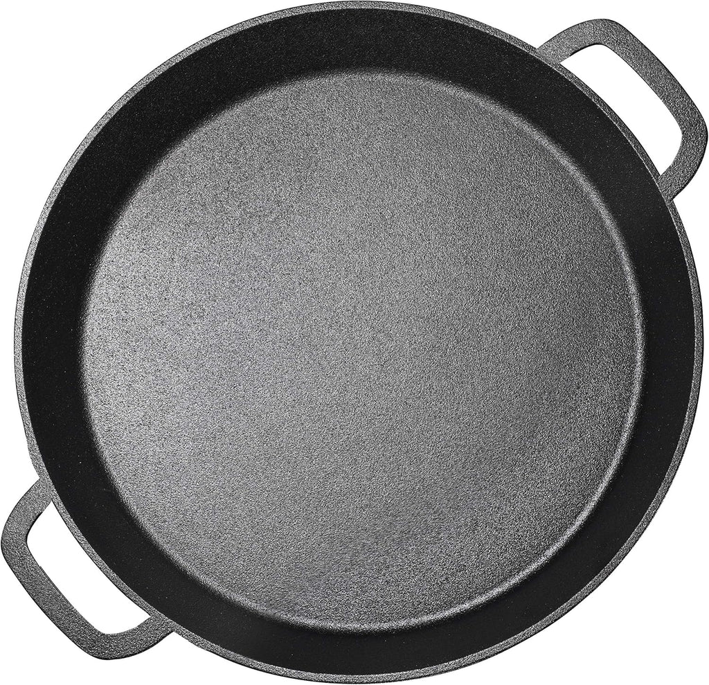 Pre-Seasoned Cast Iron Grill Pan 16 Skillet with Dual Handles Z111851