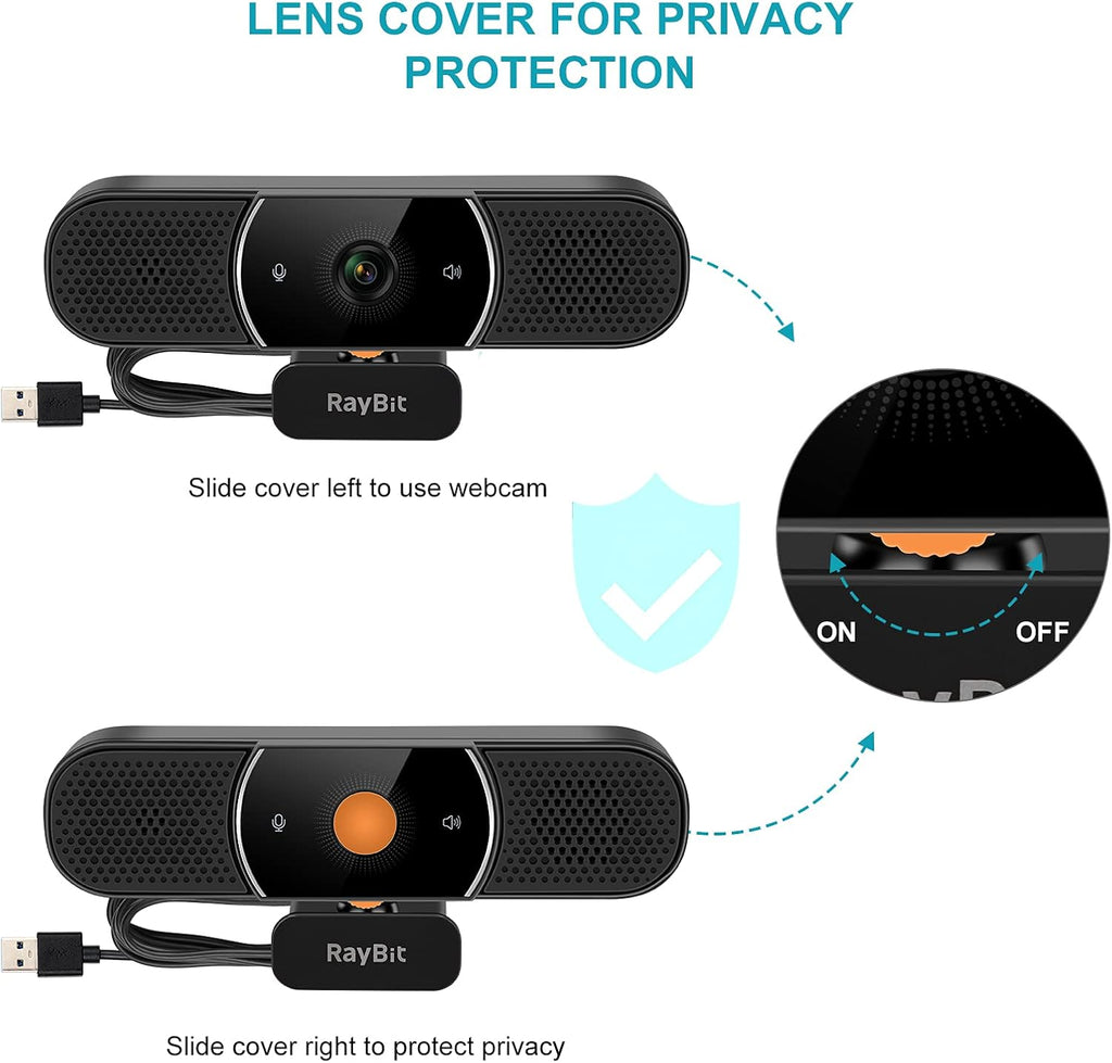 1080p HD Webcam with Microphone and Speaker J935