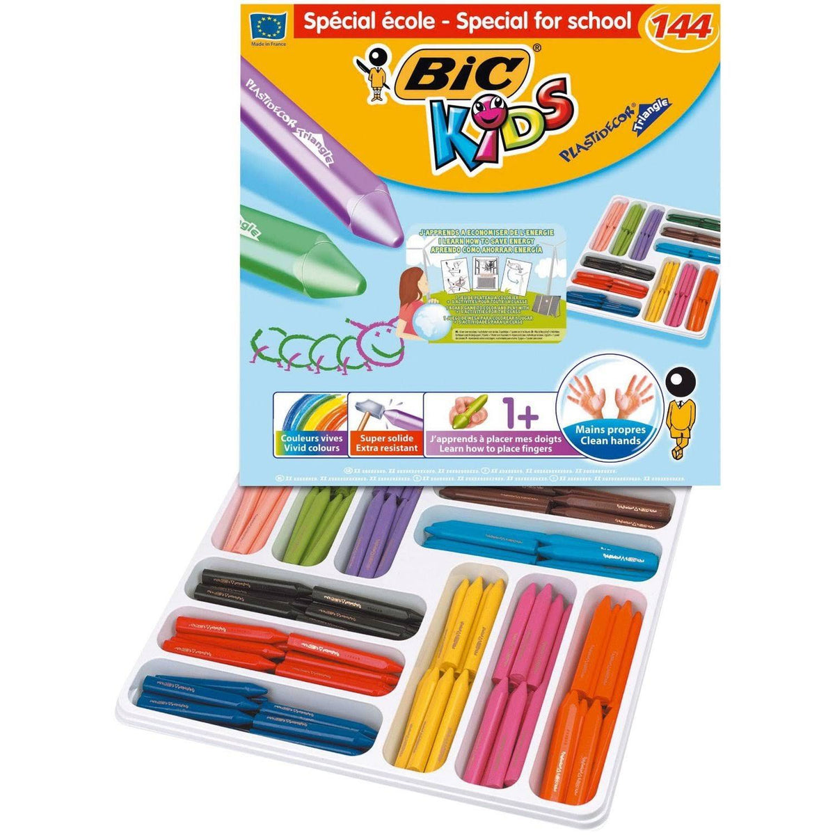 Triangle Colouring Crayons 12 Pack P3806