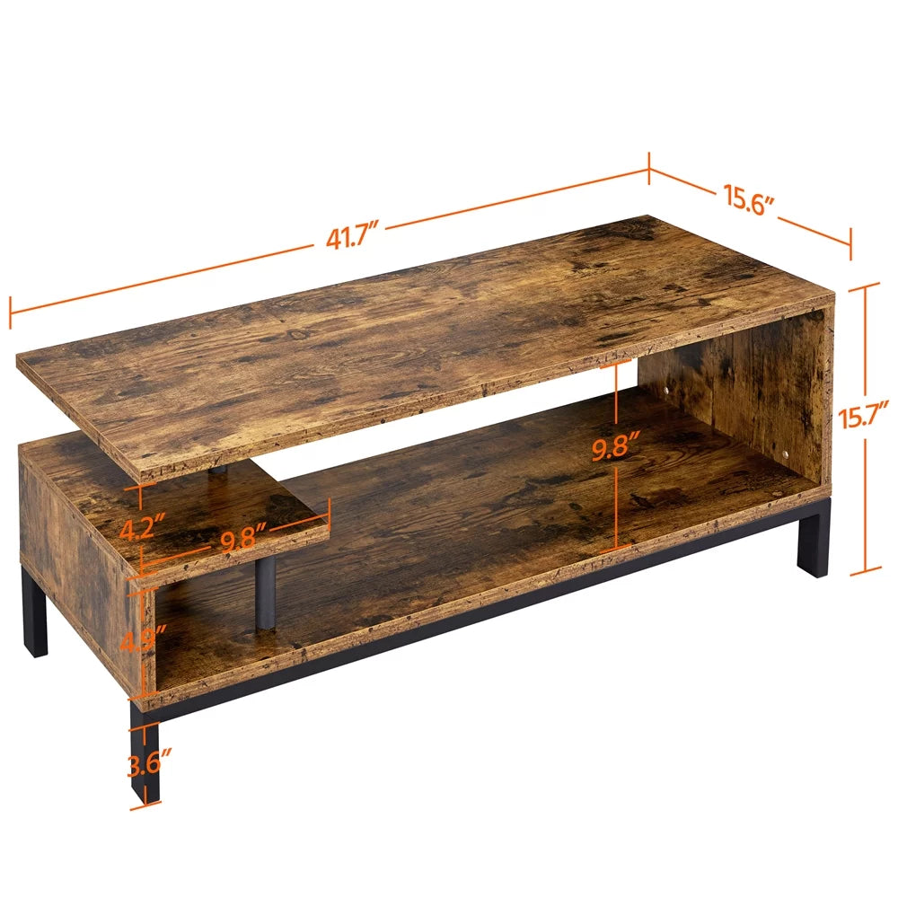 Industrial TV Stand up to 50'' Rustic Brown Y423