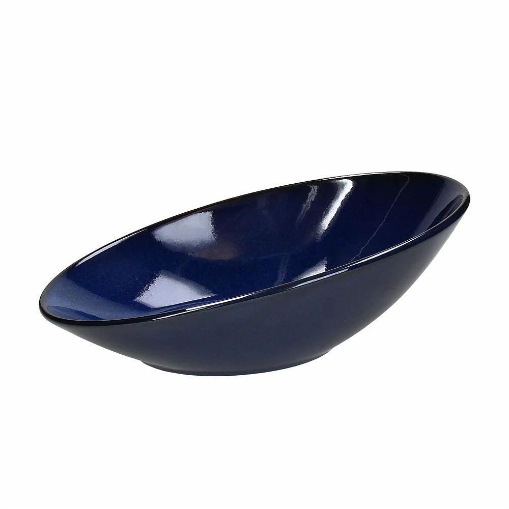 Blue Stoneware Bowl Y7577