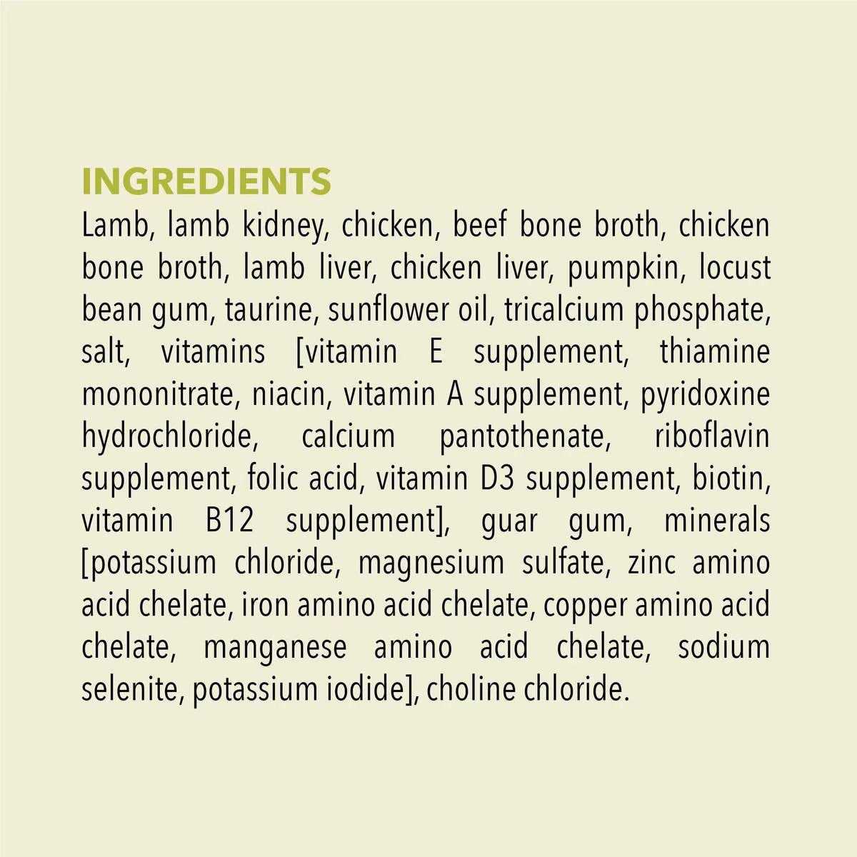 Lamb Liver Bone Broth Wet Cat Food Y843