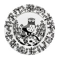 Black Dinner Plate W245875