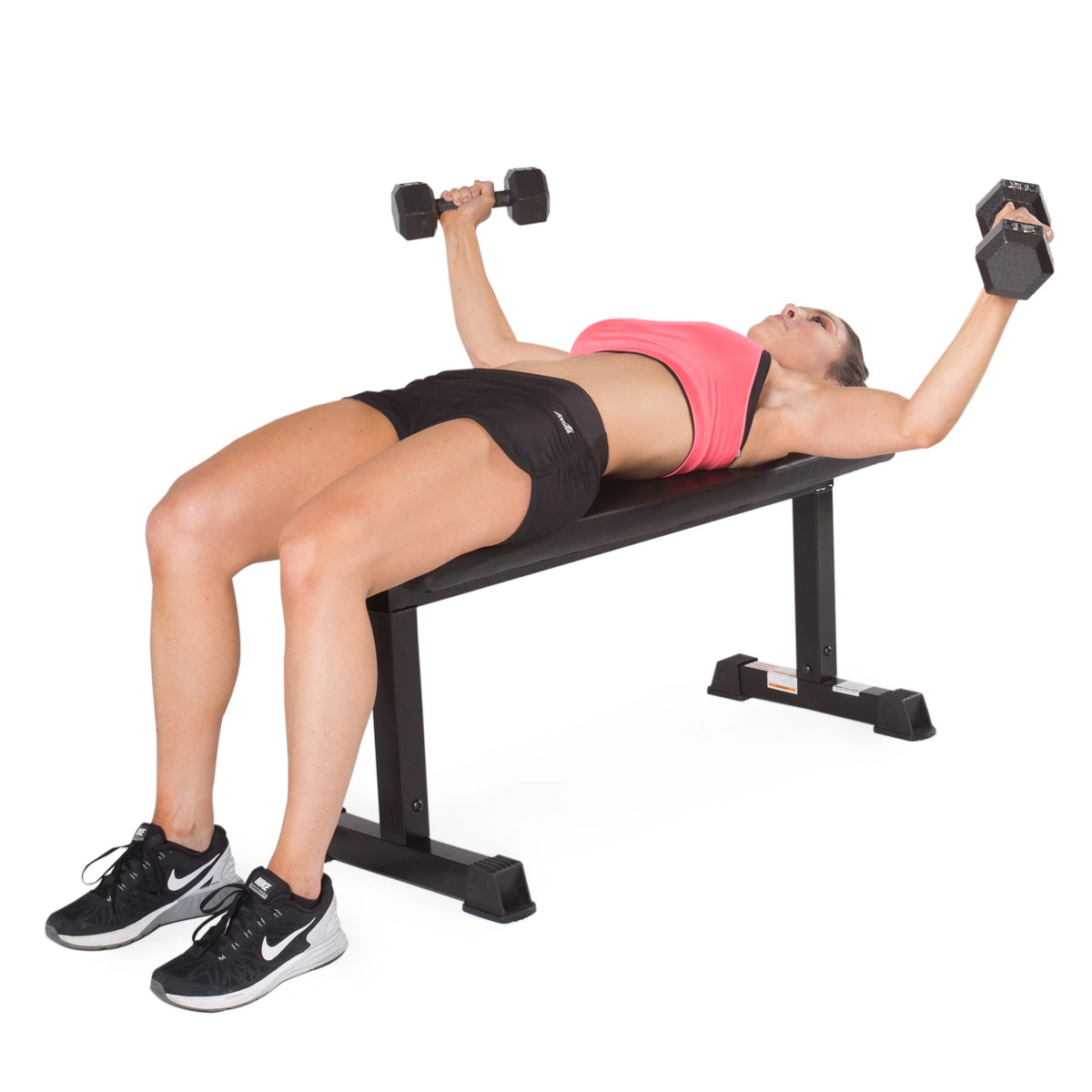 Black Flat Weight Bench Y254