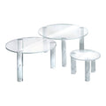 Small Acrylic Round Riser 3 Piece Set H163424