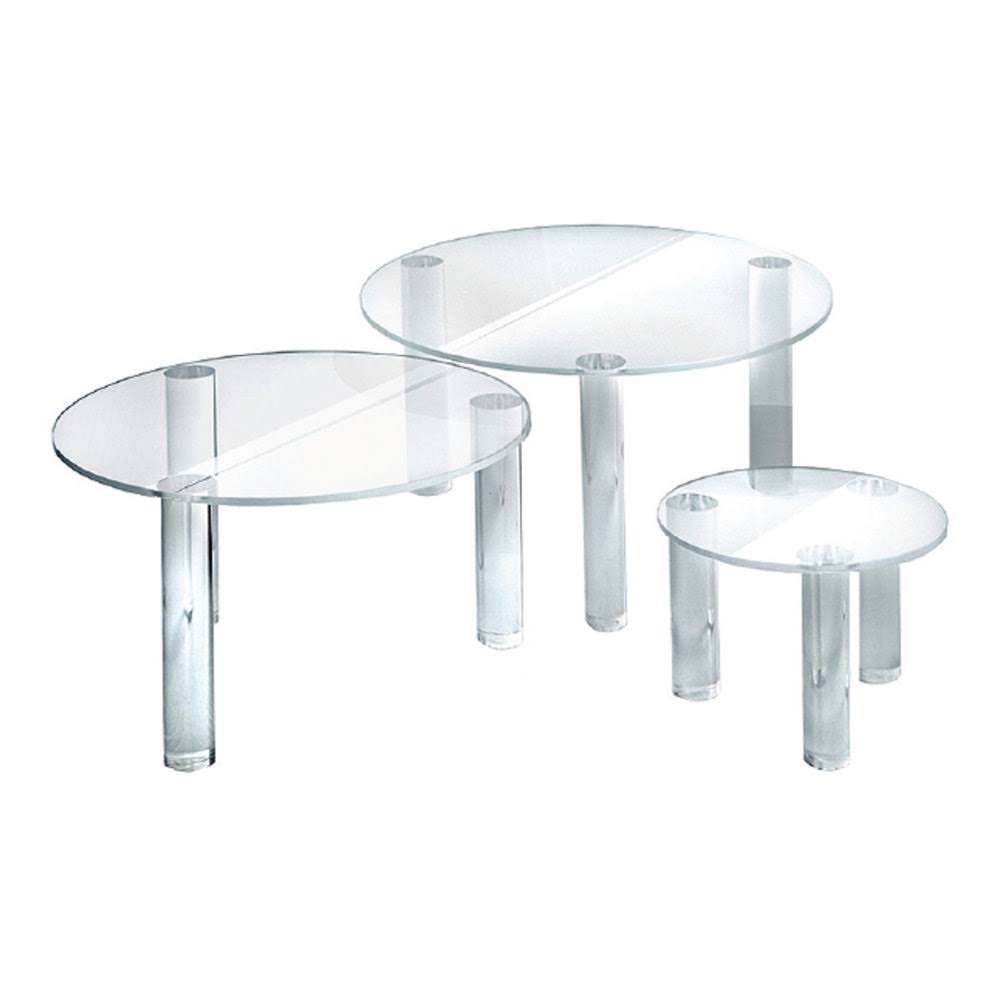 Small Acrylic Round Riser 3 Piece Set H163424