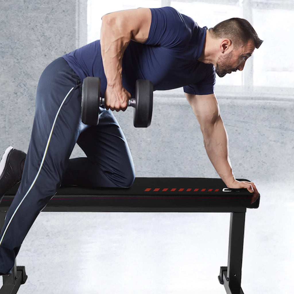 Black Flat Weight Bench Y254