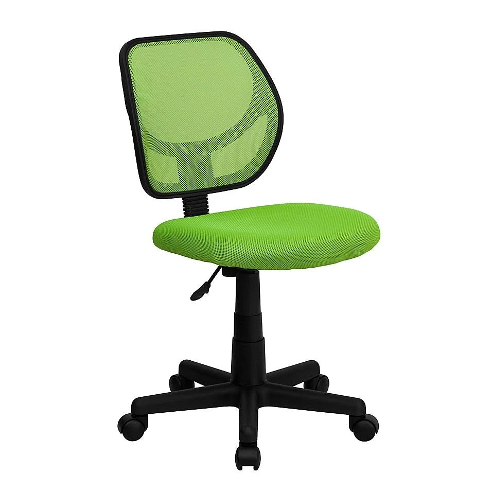 Green Mesh Low Back Swivel Task Chair D82587