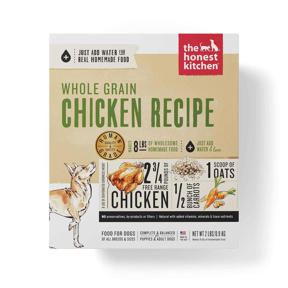 Dehydrated Whole Grain Chicken Dog Food E8891